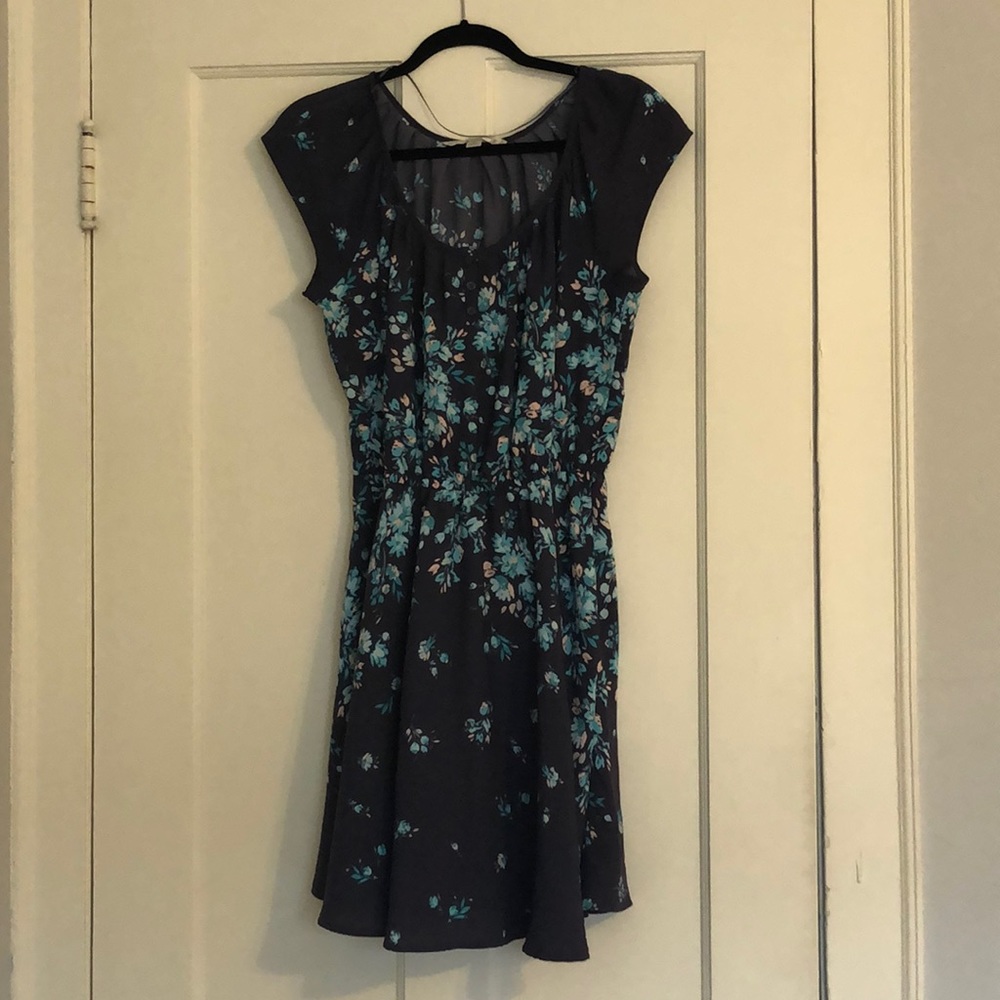 Lauren Conrad size m floral fit and flare dress